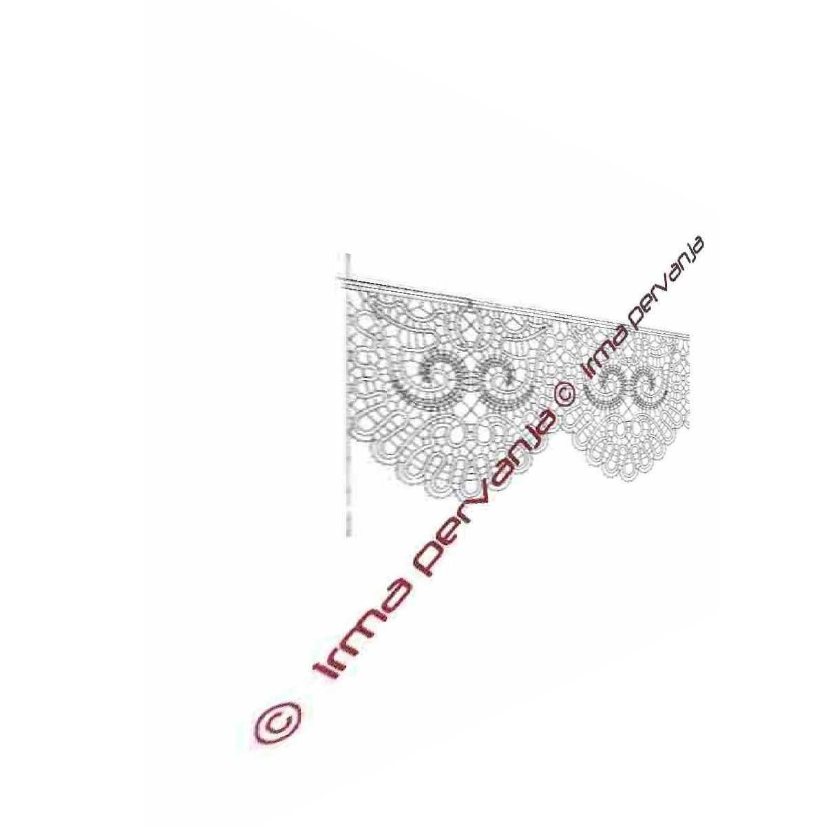 406901 - Merletto di un metro  - 12 cm