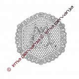 501102 - Marys Monogramm - 21 cm