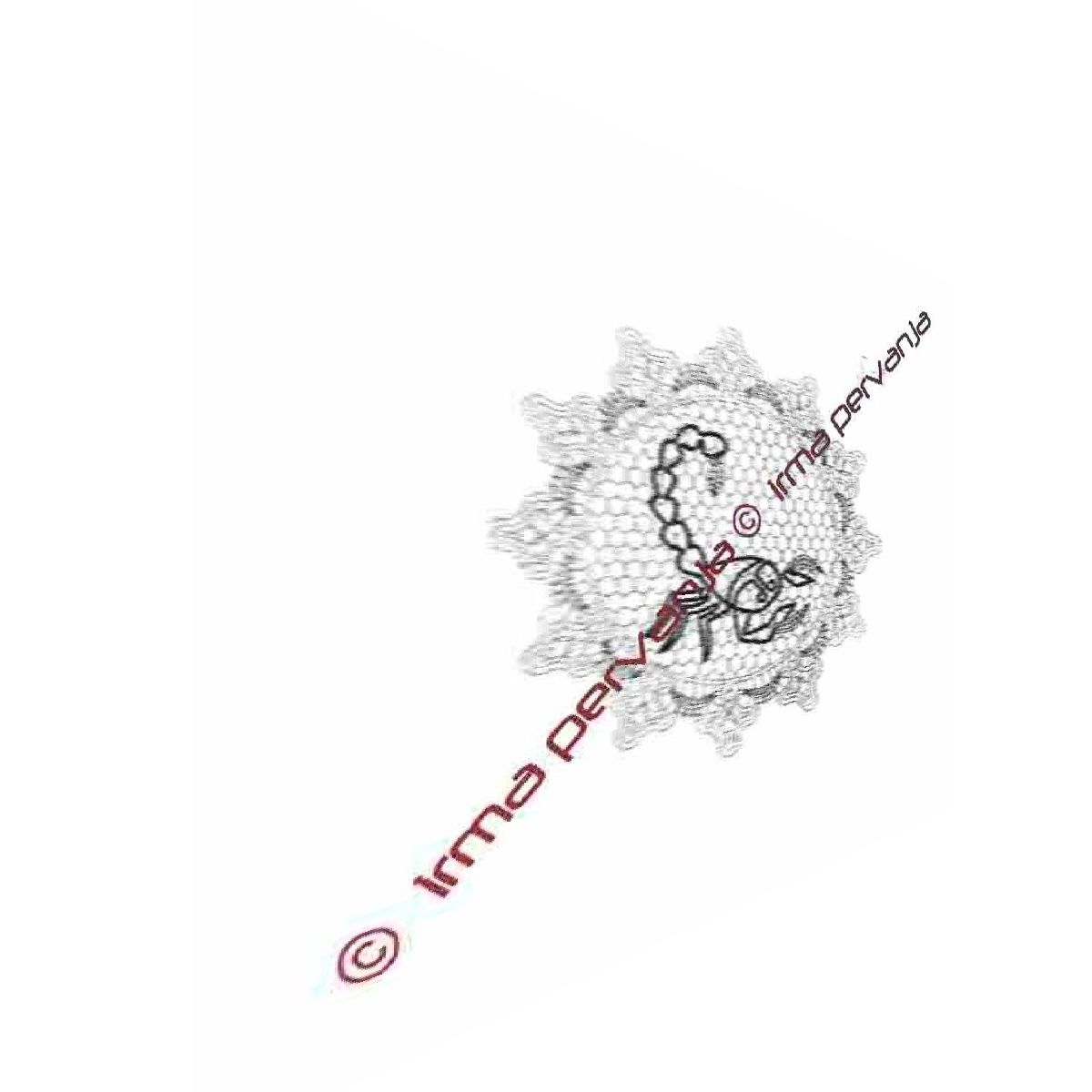 505908 - Skorpion - Horoskop - 22 cm