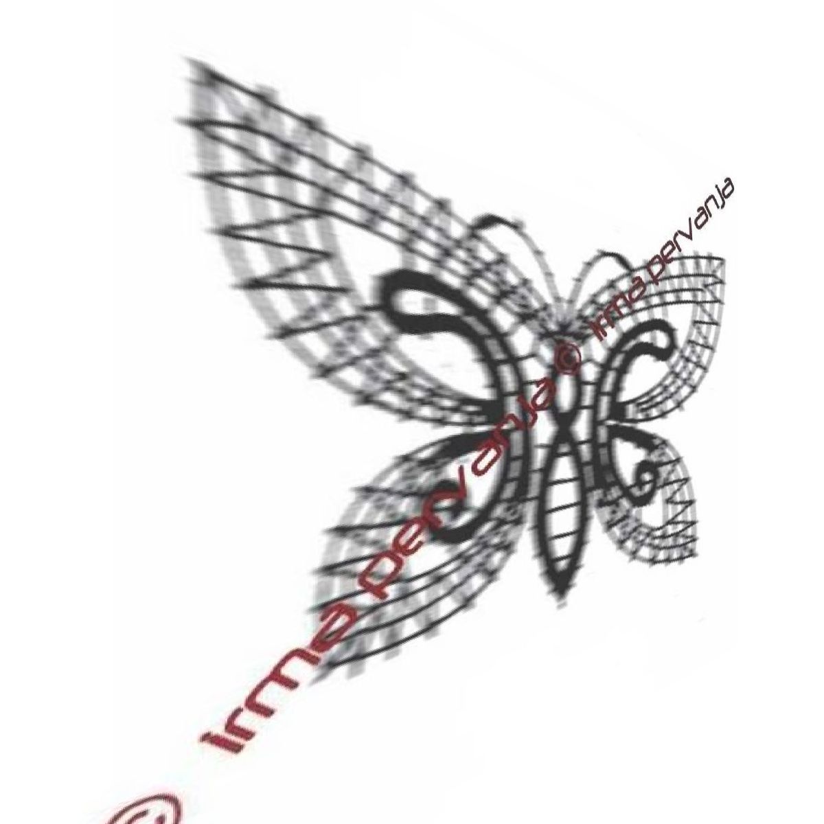 126402 - Farfalla - 9 cm