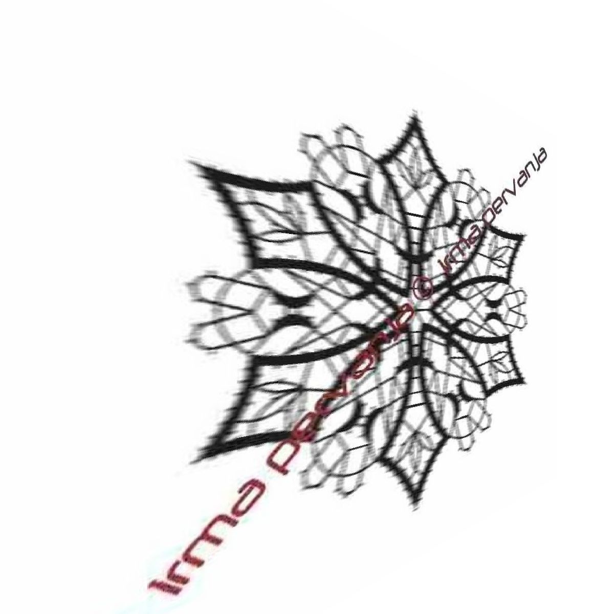 127604 - Snežinka - 13 cm
