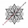 127604 - Snežinka - 13 cm