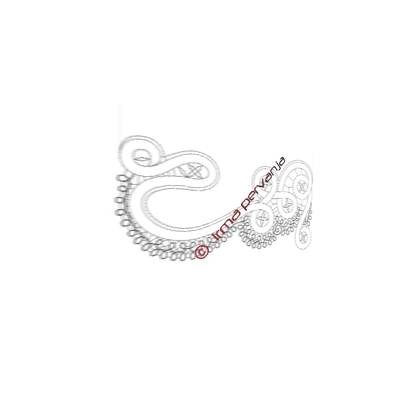 305402 - Fin de la bufanda - 24,5 cm