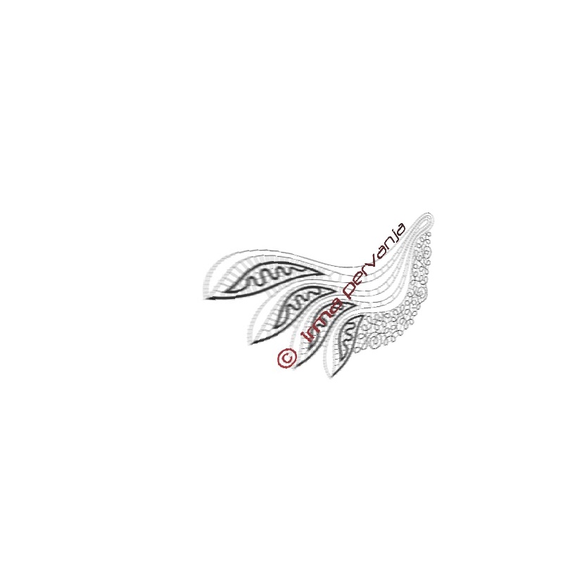 305405 - Ende Schal - 25 cm
