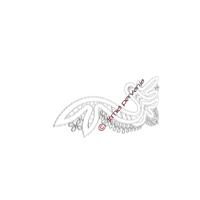 305406 - Ende Schal - 24,5 cm