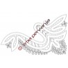 305406 - Ende Schal - 24,5 cm