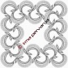 417608 - Vzorec za prtiček – ½ od 42 cm
