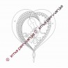 509302 - Corazón de la boda - 20 cm
