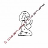 122102 - Niña rezando  - 6 cm